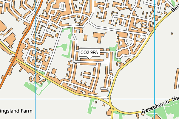 CO2 9PA map - OS VectorMap District (Ordnance Survey)