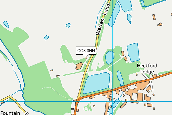 CO3 0NN map - OS VectorMap District (Ordnance Survey)