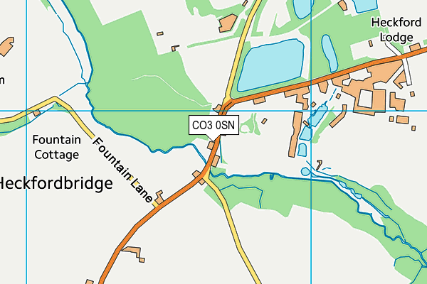 CO3 0SN map - OS VectorMap District (Ordnance Survey)