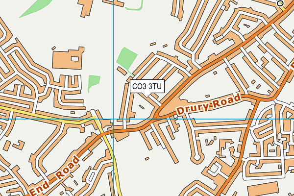 CO3 3TU map - OS VectorMap District (Ordnance Survey)