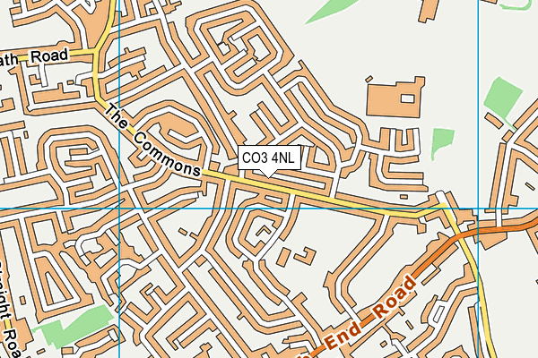 CO3 4NL map - OS VectorMap District (Ordnance Survey)