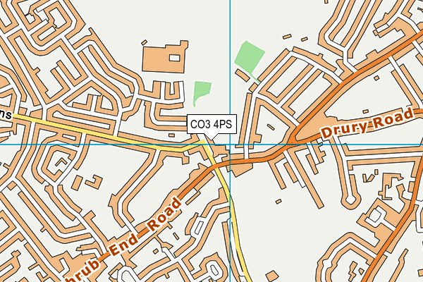 CO3 4PS map - OS VectorMap District (Ordnance Survey)