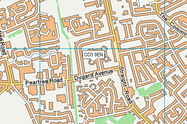 CO3 9EN map - OS VectorMap District (Ordnance Survey)
