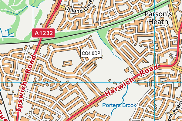 CO4 0DP map - OS VectorMap District (Ordnance Survey)