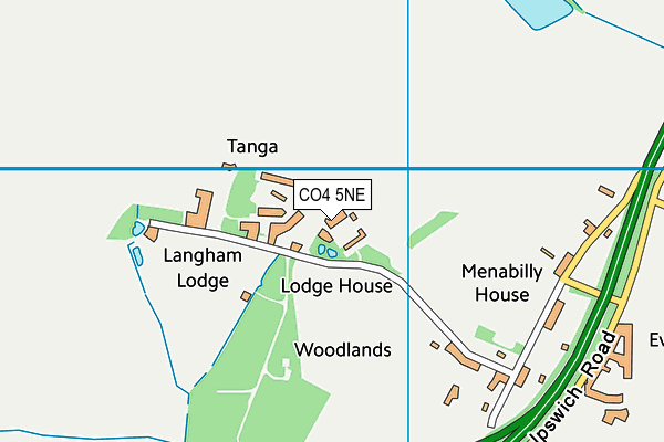 Map of TEBEGE LTD at district scale