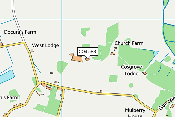 CO4 5PS map - OS VectorMap District (Ordnance Survey)