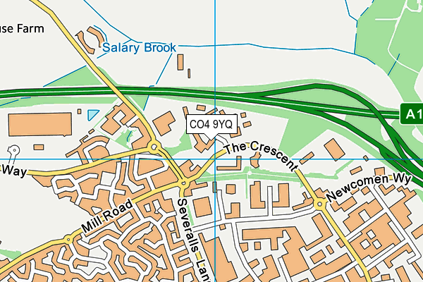 Map of THE SCRUTTON BLAND FOUNDATION CIC at district scale