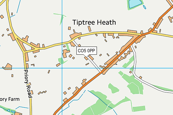 Map of TIPTREE FENCING SERVICES at district scale