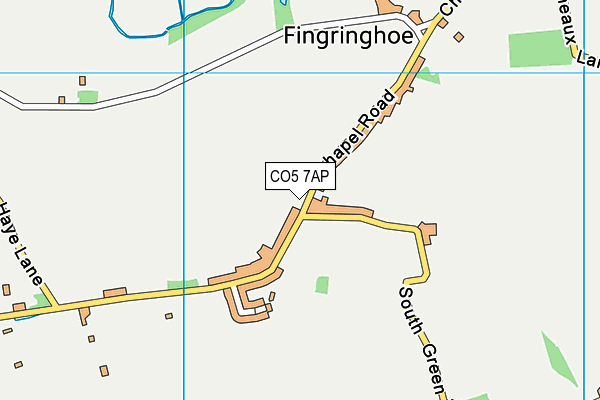 CO5 7AP map - OS VectorMap District (Ordnance Survey)