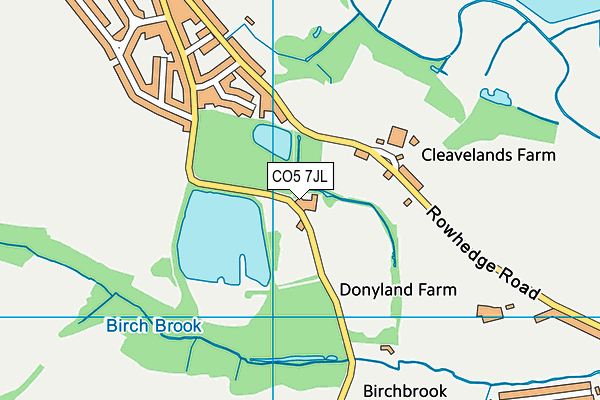 Map of VAUGHAN & BLYTH LIMITED at district scale