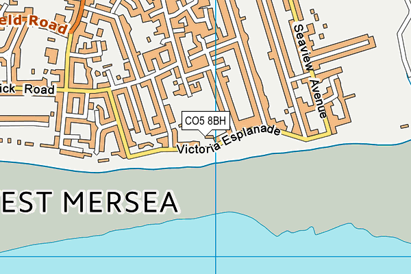 Map of C DAY & SON (WEST MERSEA) LTD at district scale