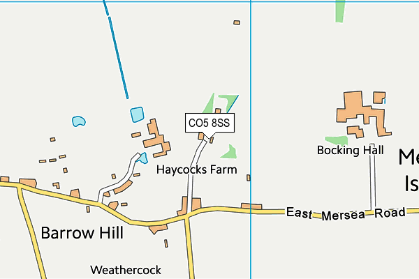 Map of MAYDAYS FARMS LTD at district scale