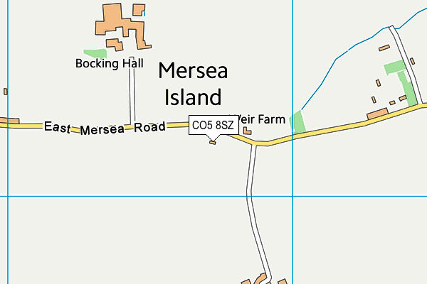 CO5 8SZ map - OS VectorMap District (Ordnance Survey)