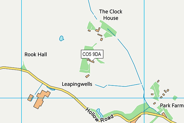 CO5 9DA map - OS VectorMap District (Ordnance Survey)