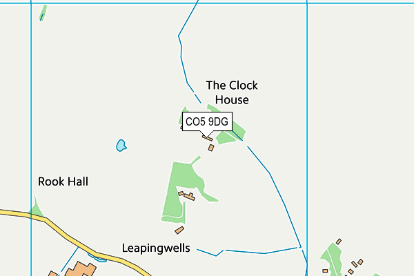 CO5 9DG map - OS VectorMap District (Ordnance Survey)