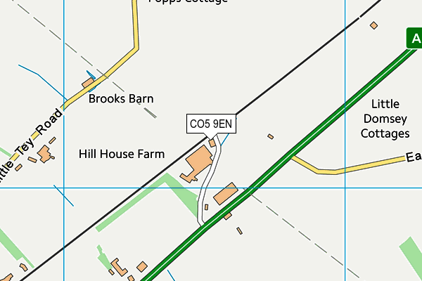 CO5 9EN map - OS VectorMap District (Ordnance Survey)