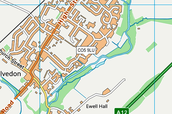 CO5 9LU map - OS VectorMap District (Ordnance Survey)