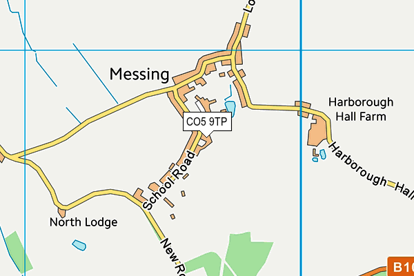 CO5 9TP map - OS VectorMap District (Ordnance Survey)