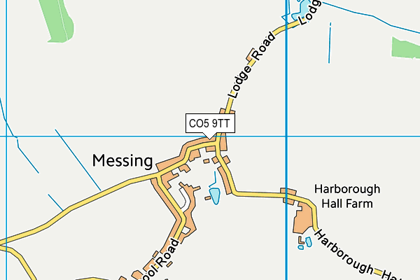 CO5 9TT map - OS VectorMap District (Ordnance Survey)