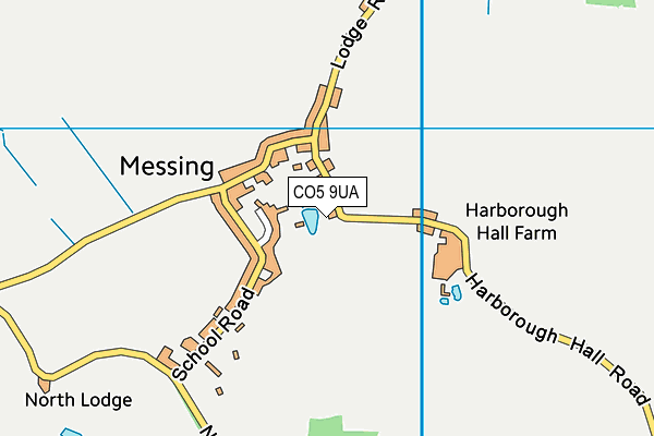 CO5 9UA map - OS VectorMap District (Ordnance Survey)