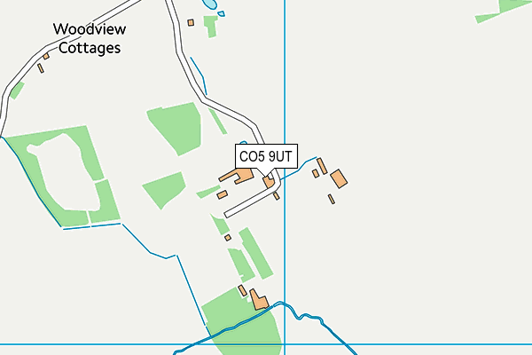 CO5 9UT map - OS VectorMap District (Ordnance Survey)