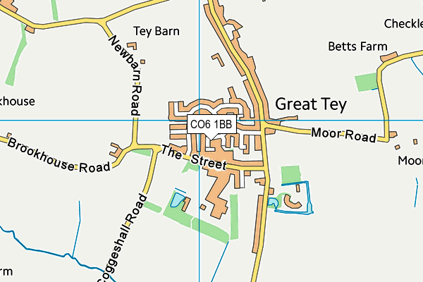 CO6 1BB map - OS VectorMap District (Ordnance Survey)