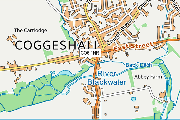 CO6 1NR map - OS VectorMap District (Ordnance Survey)