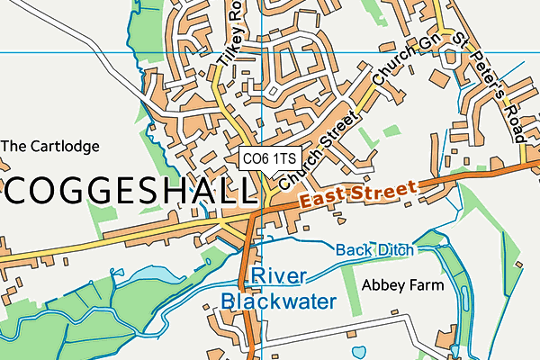 Map of CODESHALL LTD at district scale