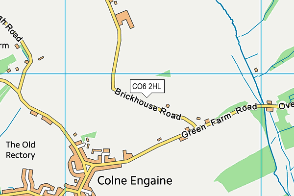 CO6 2HL map - OS VectorMap District (Ordnance Survey)