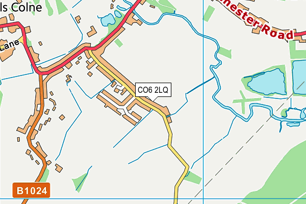 CO6 2LQ map - OS VectorMap District (Ordnance Survey)