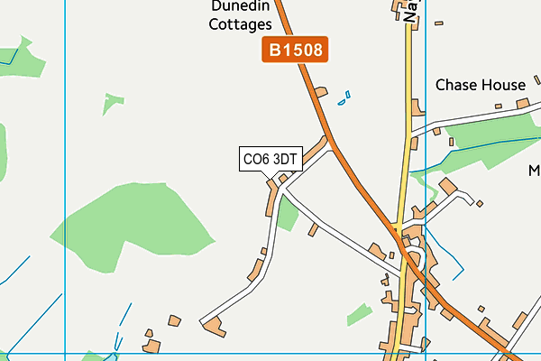 CO6 3DT map - OS VectorMap District (Ordnance Survey)