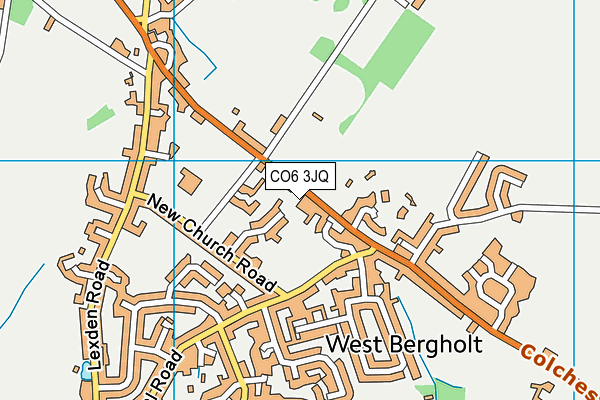 CO6 3JQ map - OS VectorMap District (Ordnance Survey)