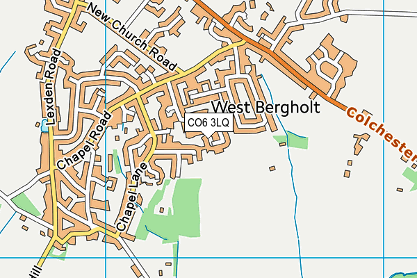 CO6 3LQ map - OS VectorMap District (Ordnance Survey)