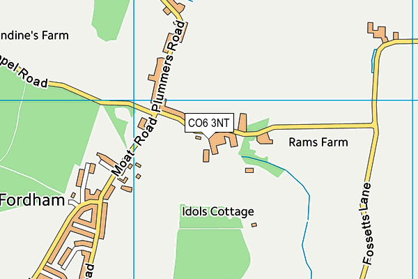 CO6 3NT map - OS VectorMap District (Ordnance Survey)