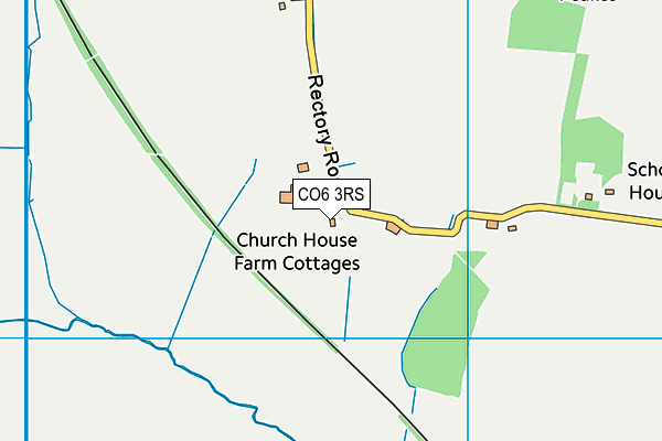 CO6 3RS map - OS VectorMap District (Ordnance Survey)