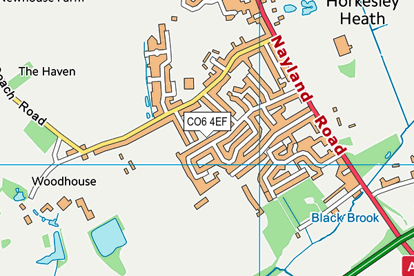 Map of HRH SERVICES PLUMBING AND HEATING LIMITED at district scale