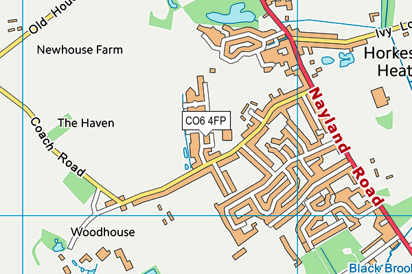 Map of ANDREWS AERIALS LTD at district scale