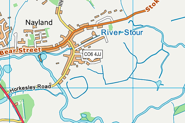 CO6 4JJ map - OS VectorMap District (Ordnance Survey)