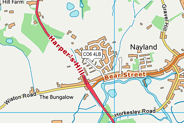 CO6 4LB map - OS VectorMap District (Ordnance Survey)