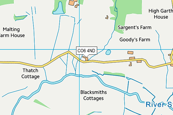 CO6 4ND map - OS VectorMap District (Ordnance Survey)