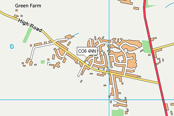 CO6 4NN map - OS VectorMap District (Ordnance Survey)