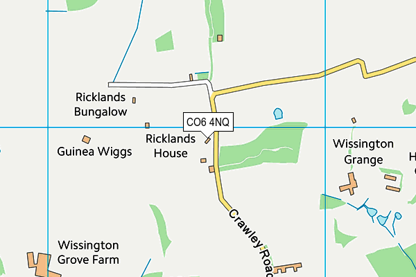 CO6 4NQ map - OS VectorMap District (Ordnance Survey)