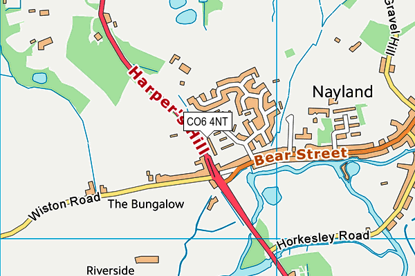 CO6 4NT map - OS VectorMap District (Ordnance Survey)