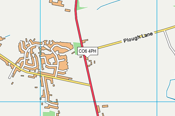 CO6 4PH map - OS VectorMap District (Ordnance Survey)