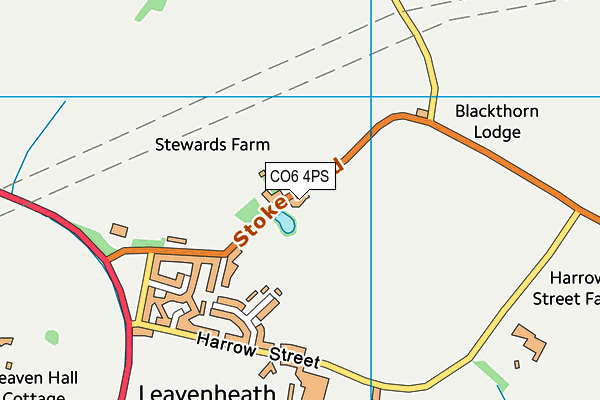 CO6 4PS map - OS VectorMap District (Ordnance Survey)