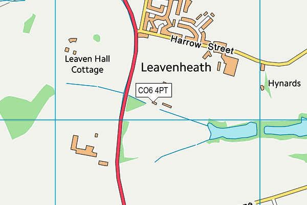 CO6 4PT map - OS VectorMap District (Ordnance Survey)