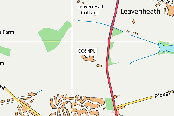 CO6 4PU map - OS VectorMap District (Ordnance Survey)