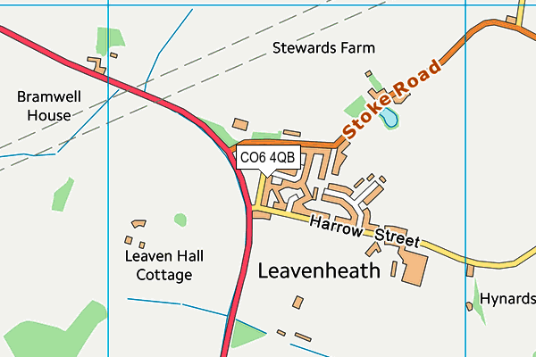 CO6 4QB map - OS VectorMap District (Ordnance Survey)