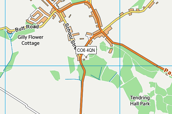 CO6 4QN map - OS VectorMap District (Ordnance Survey)