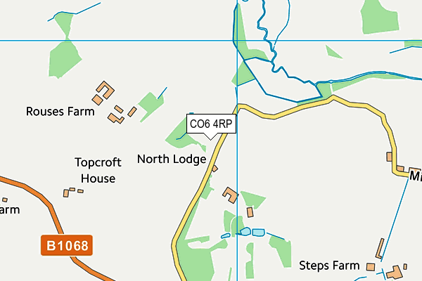 CO6 4RP map - OS VectorMap District (Ordnance Survey)